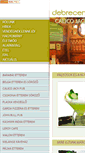 Mobile Screenshot of debreceniettermek.hu